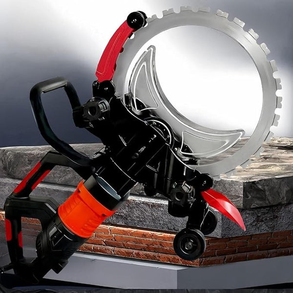 29cm Concrete Cutting Ring Saw HF Concrete Cut Off w/2 Blades&Water Pump 3000RPM