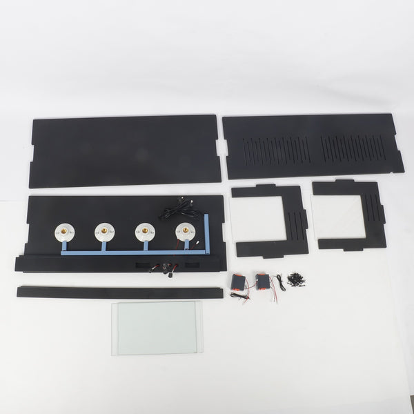 Large Reptile Glass Terrarium Thermostat Box Habitat for Tortoise Snake Iguana
