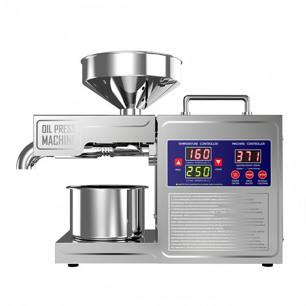 820W Automatic Oil Press Machine Commercial Home Oil Expell Stainless Steel 220V