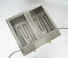 Electric Pasta Cooking Machine 4 Grid Pasta Warmer Noodles Cooker W/ Drain Valve