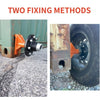 2Pcs Shipping Container Wheels 8/6-Lug Wheels Shipping Container Accessories