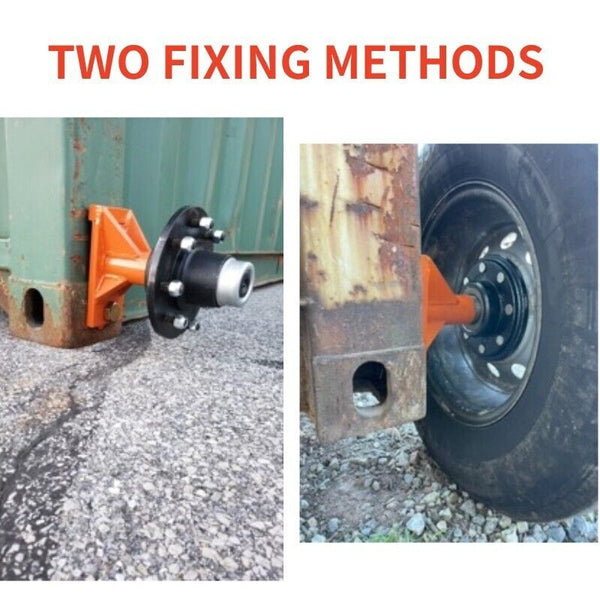 2Pcs Shipping Container Wheels 8/6-Lug Wheels Shipping Container Accessories