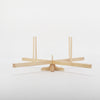 Wood Yarn Holder Compact Rotating Yarn Winder for Efficient Hand Knitting