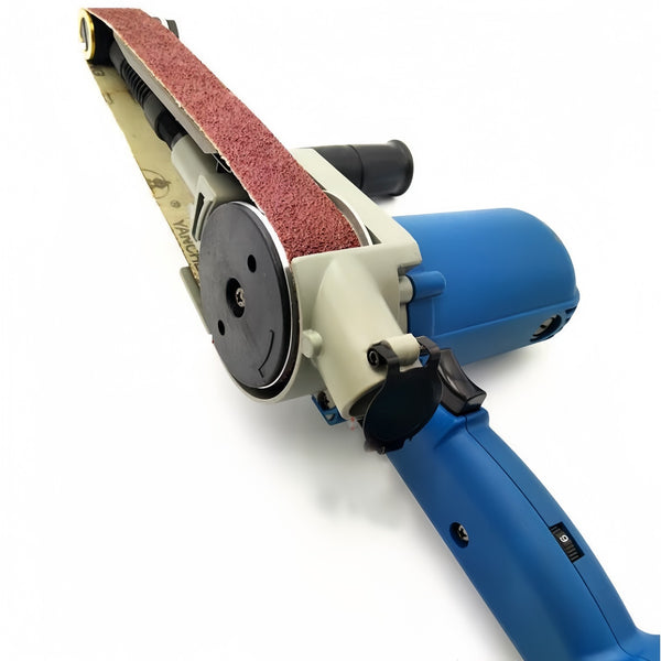 Electric Mini Sander Sand Machine Portable Pipe Sander Polisher Belt Grinder