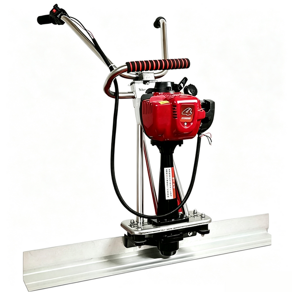 35.8CC 4 Stroke Concrete Power Screed 1m Aluminum Board Straight Edge Bar Set AU