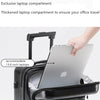Carry-On Suitcase with USB Charging Port TSA Lock Universal Wheel Travel Luggage