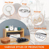 16pcs Ring Bending Tools Heavy Duty Ring Bender with Jewelry Spoon Making Tool