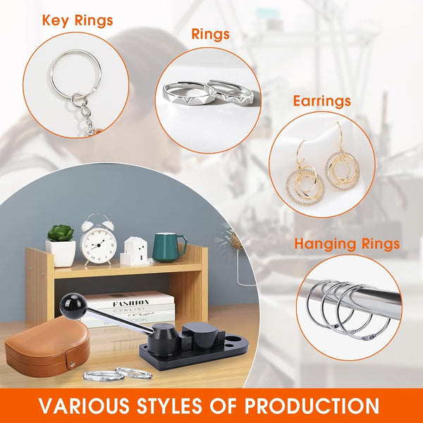 16pcs Ring Bending Tools Heavy Duty Ring Bender with Jewelry Spoon Making Tool