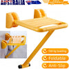 Foldable Wall-Mount Shower Seat Shower Chair Bath Stool for Elderly Disabled AU