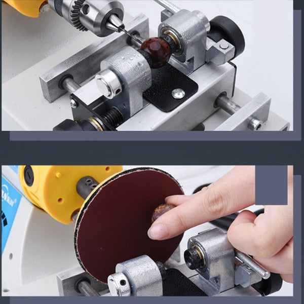 220V Gem Lathe Polisher Carving Machine Table Saw Punching Grinding Machine