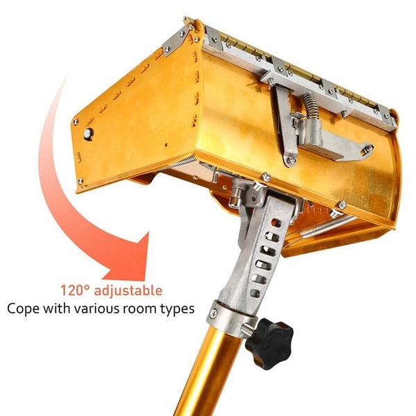 Wallboard Finishing Box Putty Powder Scraper Wall Plastering Flat Box w/Handle