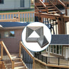 10pcs Post Caps Fence Post Cap Cover for Deck Railing, Outdoor Fence,Post AU