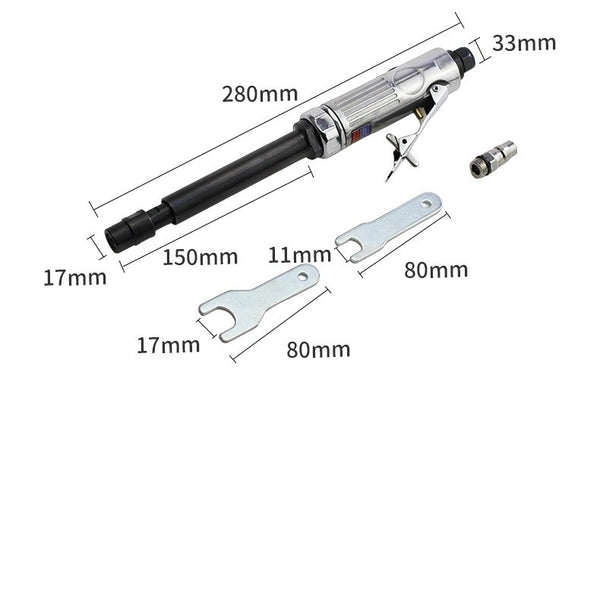 1/4" Straight Extended long Air Angle Die Grinder Pneumatic Air Die Grinder AU
