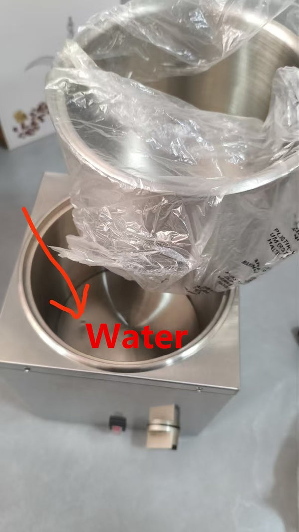 2.5L Electric Sauce Warmer Dispenser Hot Fudge Nacho Cheese Ketchup Warmer AU