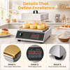 1500W Electric Souffle Machine Pancakes Maker Machine Digital Display French AU