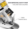 Electric Cloth Cutter Fabric Cutting Machine Round Blade Octagonal Knife 90mm