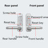 Double-Sided Password Lock Mechanical Door Lock Digital Keyless Door Lock AU