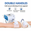 2 Handles Body Cellulite Burning Cooling Fat Freeze Slimming Machine Shaping
