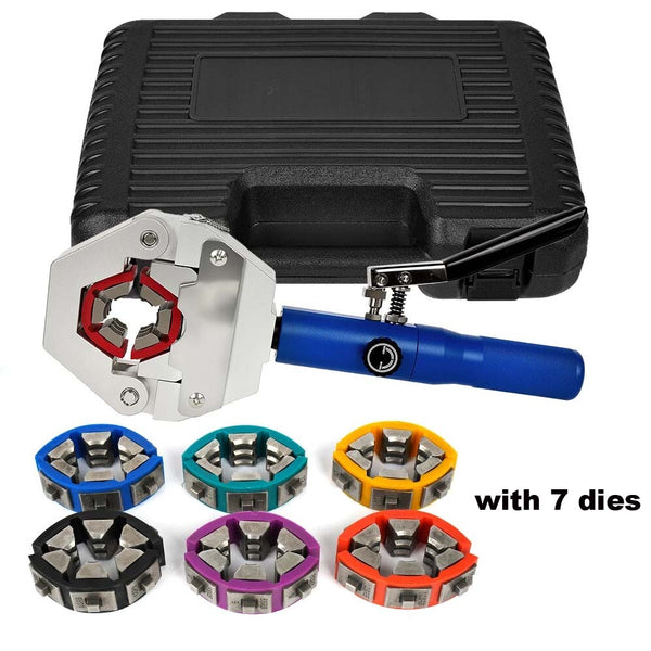 71500 Hydraulic Hose Crimping Tool AC Hose Crimper Kit Air Conditioning Fittings