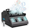 3 IN 1 Smoke Fog Bubble Machine LED Stage DJ Light Fogger DMX512 Remote Control