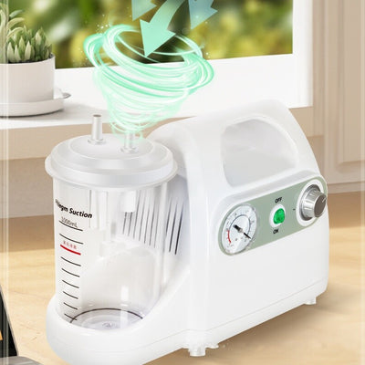 Portable Phlegm Suction Machine Sputum Aspirator Dental Suction Unit Vacuum Pump