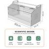 80CM Chick Brooder Box Rearing Poultry Feeding Box Keep Warm Up to 35 Chicks