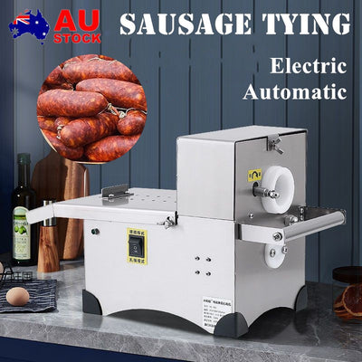 Electric Sausage Tying Machine Automatic Sausage Knotting Machine Stainless AU