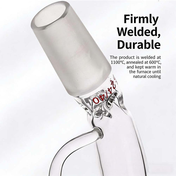 Lab Short Path Distillation Head 24/29 Condenser Micro Distiller Connecting Pipe