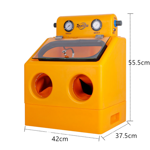 Sandblasting Cabinet Benchtop Sand Blasting Cabinet Sand Blaster Abrasive Gun