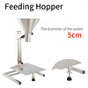 2"Inch Stainless Steel Feeding Hopper W/Support Stand for Powder Liquid Granules