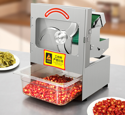 Electric Vegetable Slicer Scallion Chopping Machine Onion Segment Cutter 30kg/h