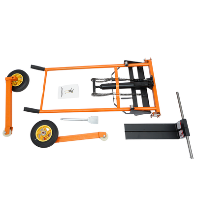 200kg Manual Forklift Platform Stacker Walkie Stacker 900mm Adjustable Forks