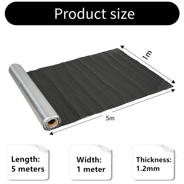 5m² Self-Adhesive Aluminium Roof Film with Strong Bitumen Adhesive For Sheds
