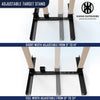 Steel Shooting Targets Stand Foundation Paper Targets Holder Adjustable Base