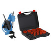 19pcs Bi-Metal Hole Saw Kit + Pipe & Tube Notcher with 0 to 60° Adjustable Angle