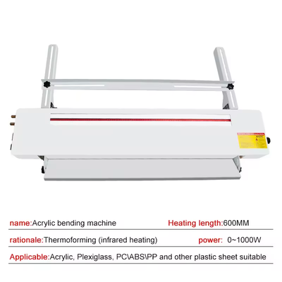 600mm Acrylic PVC Bending Machine with Infrared Ray Calibration Bender
