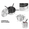20 Quart Pasta Pot Fryer Pot OR Stainless Steel Pasta Pot Strainer Basket