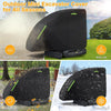 Mini Excavator Cover Waterproof Zippered Excavators Cover for Bobcat E20 Black
