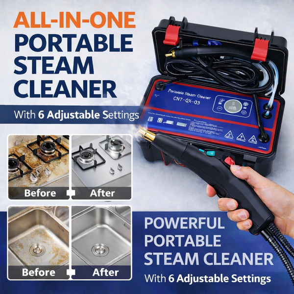 6 Gear Commercial & Home Steam Cleaner High Pressure Multi-Use Cleaning Machine