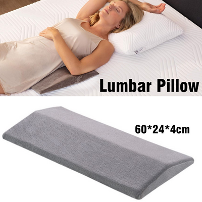 Memory Foam Pillow Back Support Pillow for Lower Back/Hip Pain Relief Scoliosis