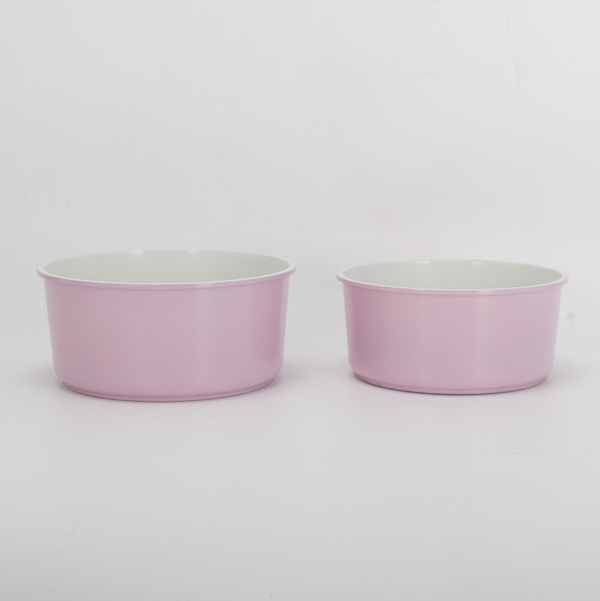 11Pcs Pink pots and Pans Set Removable Handle Nonstick Cookware Set Space Saving