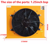 HYDRAULIC OIL COOLER DC12V 200L/min Thermostat With Fan HIGH PRESSURE Heavy Duty