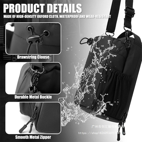 15*11*25CM Gym Magnetic Bag  w/Phone Pocket Portable Water Bottle Bag Holder