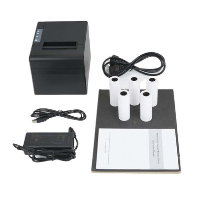 80mm Commercial Thermal Receipt Printer Auto Cutter ESC/POS Print USB Connection