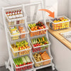 Retail Display Shelf Supermarket Vegetable Fruit Snack Storage Rack & Baskets