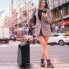 Carry On Luggage Hardside Suitcase Expandable Ride On Suitcase With Seat Large