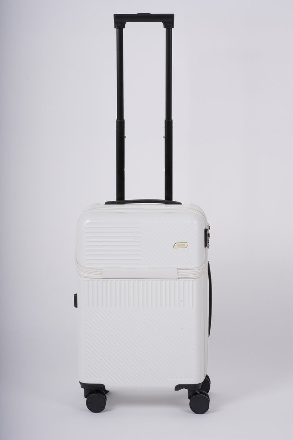 Carry-On Suitcase with USB Charging Port TSA Lock Universal Wheel Travel Luggage