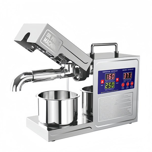 820W Automatic Oil Press Machine Commercial Home Oil Expell Stainless Steel 220V