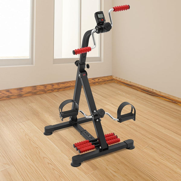 Mini Fitness Exercise Bike Rehabilitation Handrail Stepper Leg Pedal Trainer AU