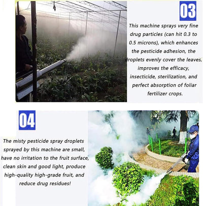 Insect Mosquito Pest Thermal Industrial Thermal Fogger Machine ULV Sprayer AU